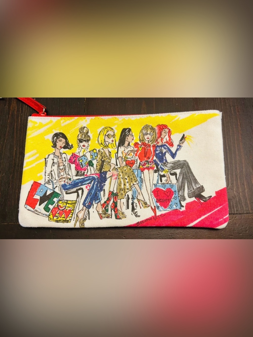 Brighton Canvas Women’s Clutch purse Multicolor Fashion